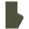  Csirke etető Olajzöld 20 x 25 x 35 cm Hidegen Hengerelt Acél