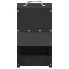  Csirke etető Fekete 20 x 25 x 35 cm Hidegen Hengerelt Acél