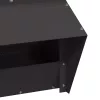  Csirke etető Fekete 20 x 25 x 35 cm Hidegen Hengerelt Acél