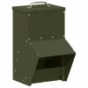  Csirke etető Olajzöld 20 x 25 x 35 cm Hidegen Hengerelt Acél