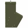  Csirke etető Olajzöld 20 x 25 x 35 cm Hidegen Hengerelt Acél
