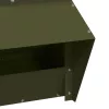 Csirke etető Olajzöld 20 x 25 x 35 cm Hidegen Hengerelt Acél