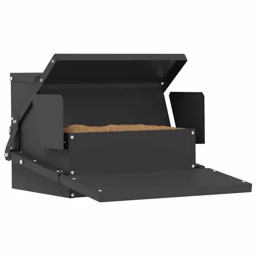  Csirke Treadle Etető Fekete 50 x 40 x 29 cm