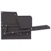  Csirke Treadle Etető Fekete 50 x 40 x 29 cm