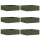  Fűszegélyezés 6 pcs Olajzöld 40 x 40 x 13 cm Acél