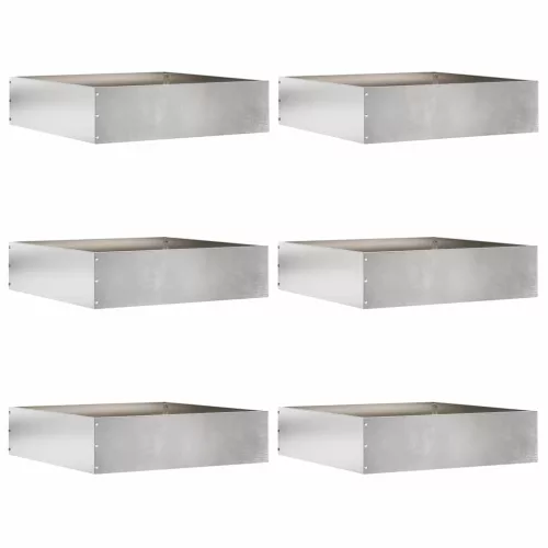  Fűszegélyezés 6 pcs Ezüst 50 x 50 x 13 cm Rozsdamentes acél