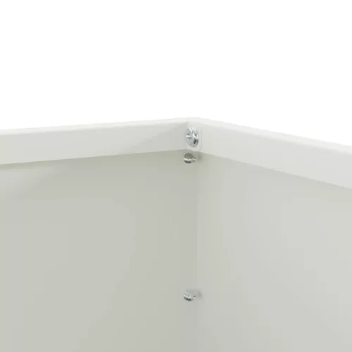  Fűszegélyezés 6 pcs Fehér 60 x 60 x 13 cm Acél