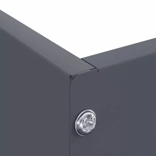  Fűszegélyezés 6 pcs Antracit 60 x 60 x 13 cm Acél