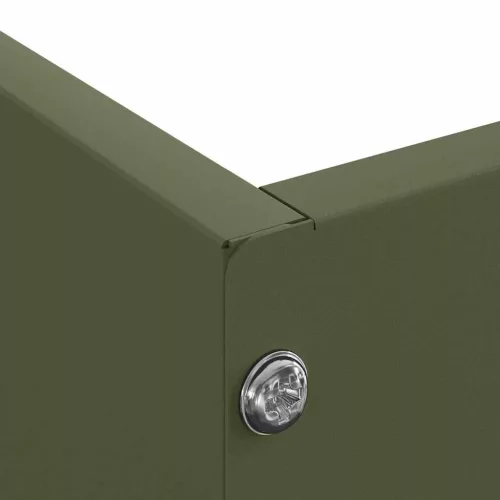  Fűszegélyezés 6 pcs Olajzöld 60 x 60 x 13 cm Acél