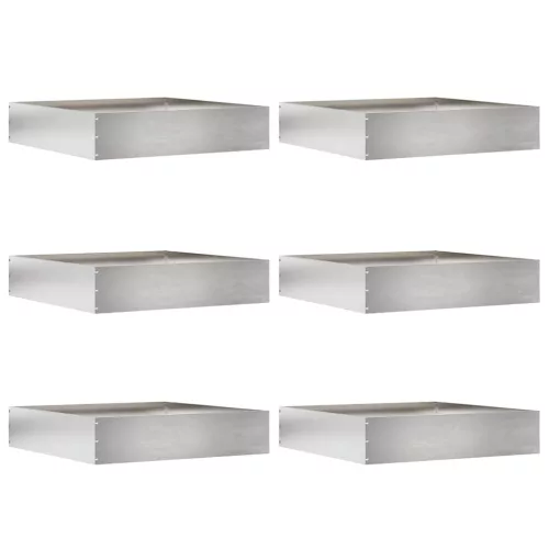  Fűszegélyezés 6 pcs Ezüst 60 x 60 x 13 cm Rozsdamentes acél