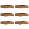  Fűszegélyezés 6 pcs Rozsdás 60 x 60 x 13 cm Időjárásálló acél