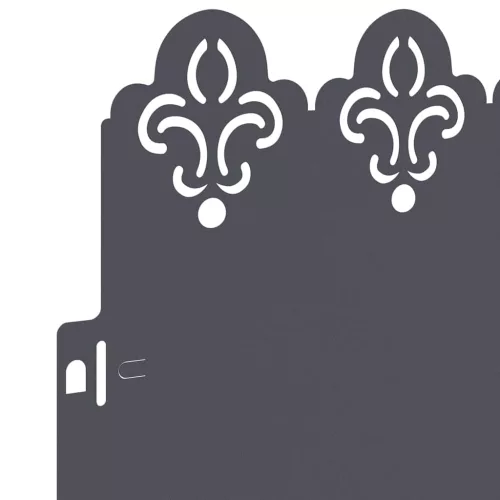  Gyepszegélyek 20 pcs Antracit 103 x 0,05 x 22 cm Acél