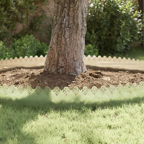  Gyepszegélyek 20 pcs Ezüst 103 x 0,05 x 22 cm Rozsdamentes acél