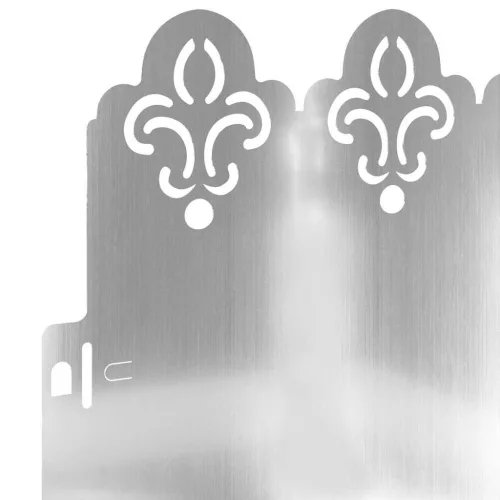  Gyepszegélyek 30 pcs Ezüst 103 x 0,05 x 22 cm Horganyzott acél