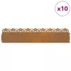  Gyepszegélyek 10 pcs Rozsdás 103 x 0,05 x 22 cm