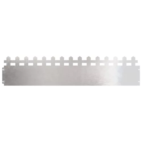  Gyepszegélyek 10 pcs Ezüst 103 x 0,05 x 22 cm Rozsdamentes acél