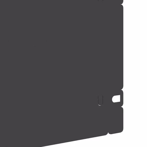  Gyepszegélyek 20 pcs Fekete 103 x 0,05 x 22 cm Acél