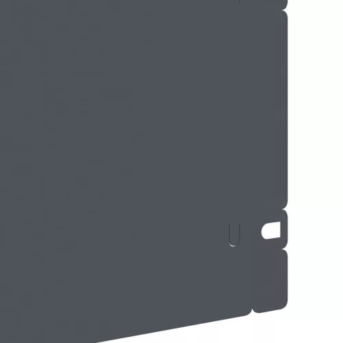  Gyepszegélyek 20 pcs Antracit 103 x 0,05 x 22 cm Acél