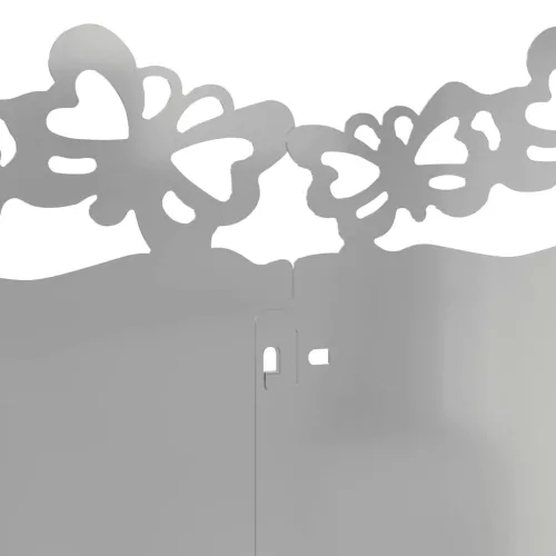  Gyepszegélyek 10 pcs Ezüst 103 x 0,05 x 22 cm Horganyzott acél