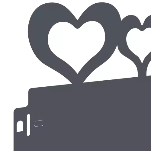  Gyepszegélyek 10 pcs Antracit 103 x 0,05 x 22 cm Acél