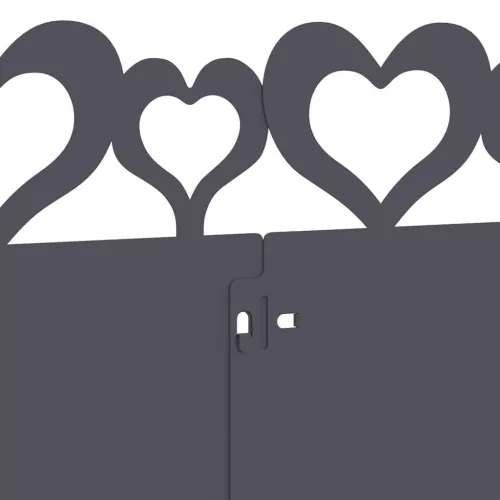  Gyepszegélyek 30 pcs Antracit 103 x 0,05 x 22 cm Acél