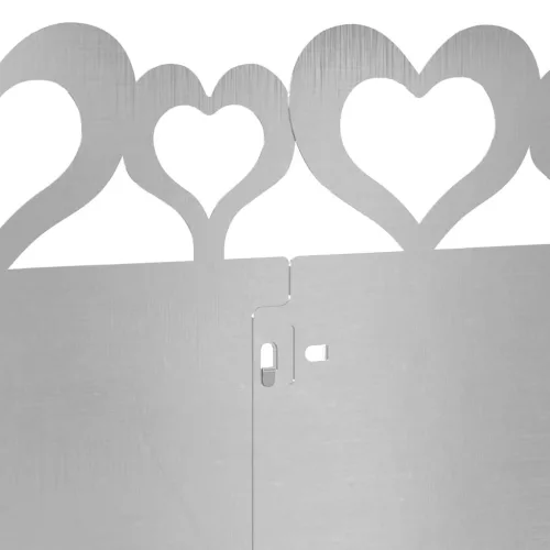  Gyepszegélyek 10 pcs Ezüst 103 x 0,05 x 22 cm Rozsdamentes acél