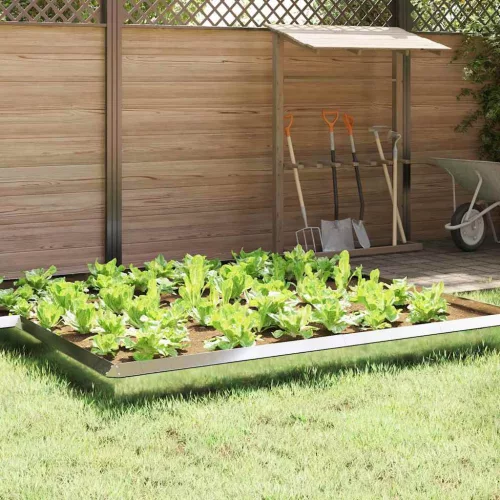  Csiga kerítés 4 pcs Ezüst 50 x 3,5 x 25 cm Horganyzott acél