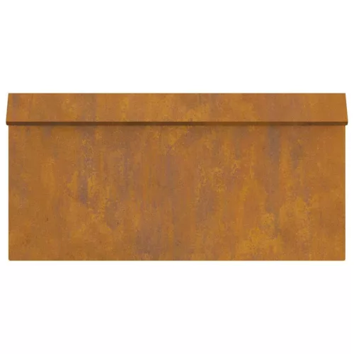  Csiga kerítés Rozsdás 50 x 3,5 x 25 cm Időjárásálló acél