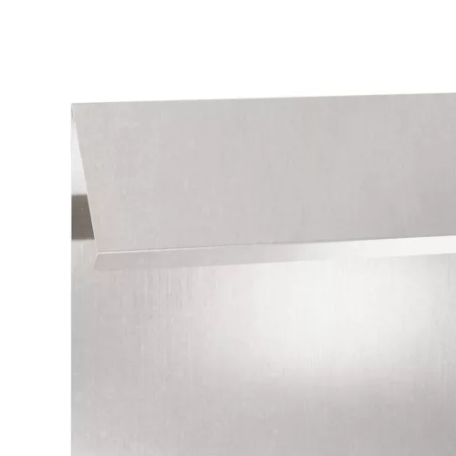  Csiga kerítés 4 pcs Ezüst 100 x 3,5 x 25 cm Rozsdamentes acél