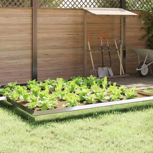  Csiga kerítés 4 pcs Ezüst 100 x 3,5 x 25 cm Horganyzott acél