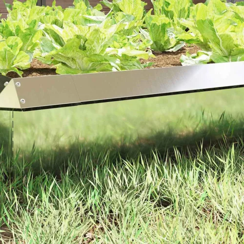  Csiga kerítés 16 pcs Ezüst 100 x 3,5 x 25 cm Horganyzott acél