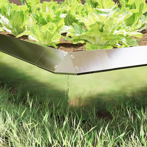  Csiga kerítés Ezüst 13,5 x 13,5 x 25 cm Rozsdamentes acél