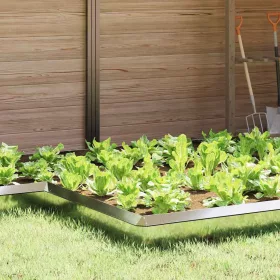    Csiga kerítés Ezüst 13,5 x 13,5 x 25 cm Horganyzott acél