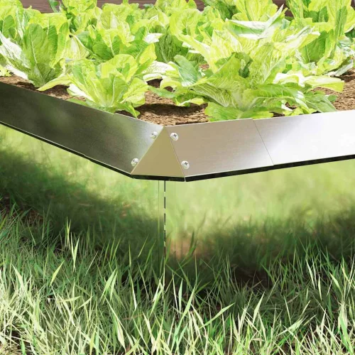  Csiga kerítés 4 pcs Ezüst 13,5 x 13,5 x 25 cm Horganyzott acél