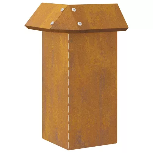  Csiga kerítés Rozsdás 13,5 x 13,5 x 25 cm Időjárásálló acél