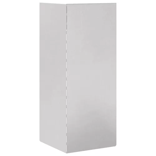  Csiga kerítés 4 pcs Ezüst 10 x 10 x 25 cm Rozsdamentes acél