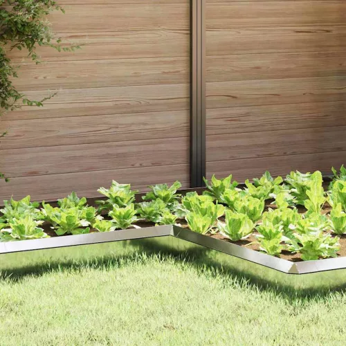  Csiga kerítés 4 pcs Ezüst 10 x 10 x 25 cm Horganyzott acél