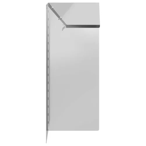  Csiga kerítés 4 pcs Ezüst 10 x 10 x 25 cm Horganyzott acél