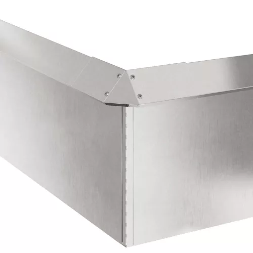  Csiga kerítések 8 pcs Ezüst Rozsdamentes acél