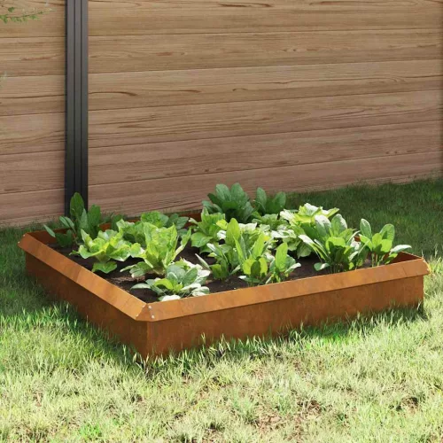  Csiga kerítések 8 pcs Rozsdás Időjárásálló acél