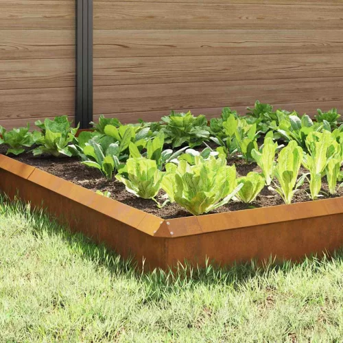  Csiga kerítések 12 pcs Rozsdás Időjárásálló acél