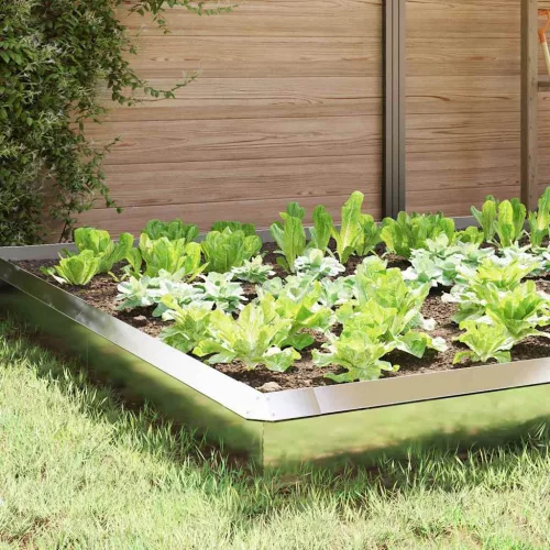  Csiga kerítések 16 pcs Ezüst Rozsdamentes acél