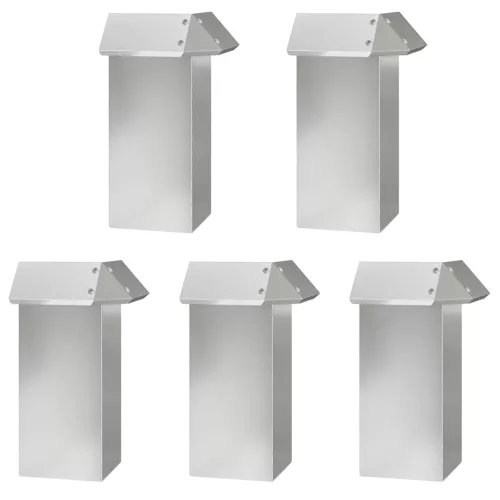  Csiga kerítések 16 pcs Ezüst Horganyzott acél