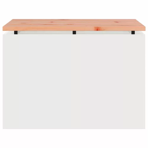 Kerti pad Fehér 60 x 40 x 43 cm Acél