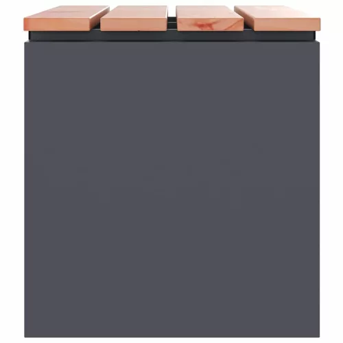  Kerti pad Antracit 60 x 40 x 43 cm Acél