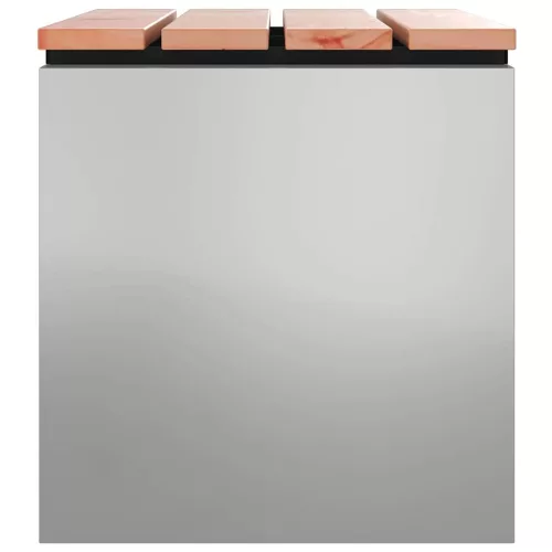  Kerti pad Ezüst 60 x 40 x 43 cm Horganyzott acél