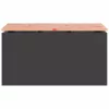 Kerti pad Fekete 80 x 40 x 43 cm Acél