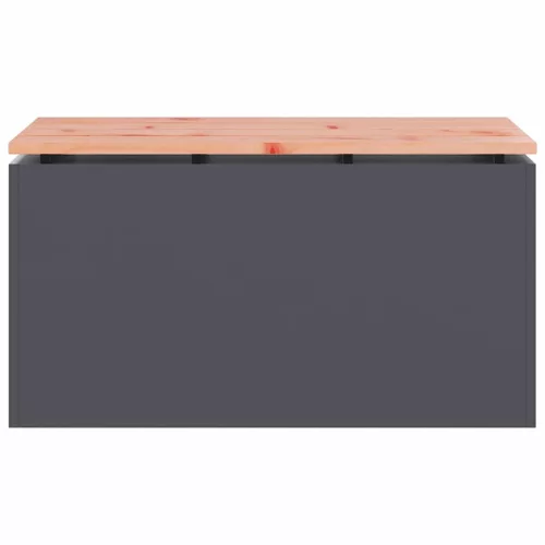  Kerti pad Antracit 80 x 40 x 43 cm Acél