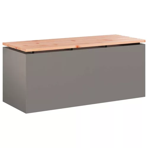  Kerti pad Rozsdás 100 x 40 x 43 cm időjárásálló acél