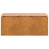  Kerti pad Rozsdás 100 x 40 x 43 cm időjárásálló acél